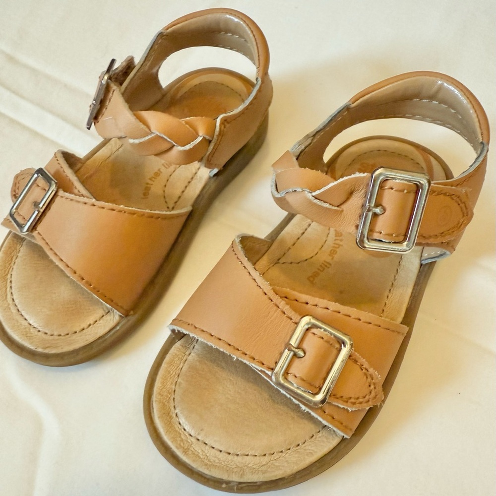 Stride Rite Leather Toddler Sandals Size 6